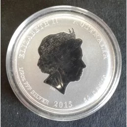 2015 1/2 Oz Australian Lunar Series 2 [Goat] Silver Bullion Coin