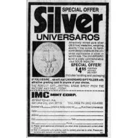 Universaro/Mundinero vintage 1 Oz silver bullion rounds